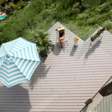 TimberTech AZEK Harvest Collection Decking in Slate Gray