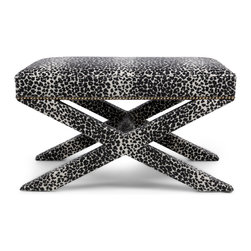Dalston Stool Leopard - Footstools & Ottomans