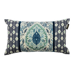 Tivoli Damask Lumbar Toss Pillow - Decorative Pillows