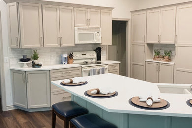 Inspiration for a transitional kitchen remodel in Grand Rapids