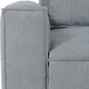 Josie Sectional Sofa Light Gray