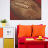 Marmont Hill, "Crackle Football" by Reesa Qualia Print on Wrapped Canvas, 45x30