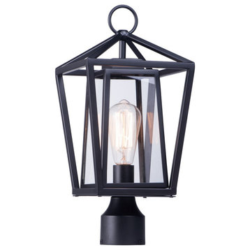 Maxim Artisan 1-Light Outdoor Post Lamp 3171CLBK - Black