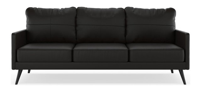 Whitney Sofa Vegan Leather Midcentury Sofas By Nyekoncept Whitney Sofa Vegan Leather Onyx