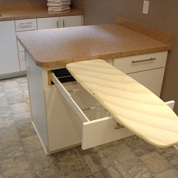 Finished Basement Laundry Room