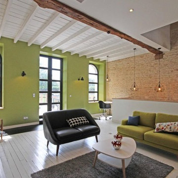 Projet de rénovation complète d'un séchoir à lin en Normandie.