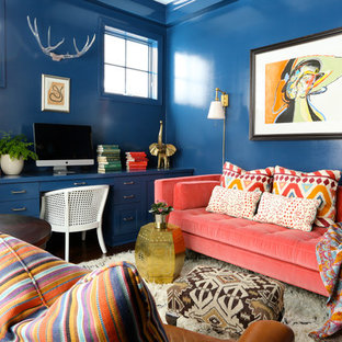 Esempio di uno studio boho chic