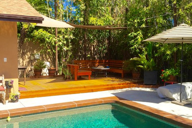 Example of a trendy exterior home design in Los Angeles