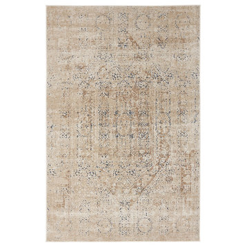 Unique Loom Beige Chateau Quincy 4' 0 x 6' 0 Area Rug