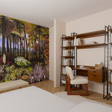 Etude de projet - Projection 4K - Suite parentale & Espace de travail - Rénovat