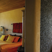 pebble tile wall