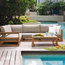 Timor Brown 5-Piece Outdoor Modular Sofa