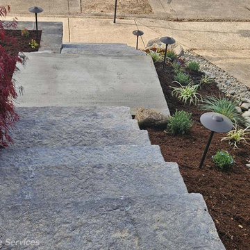 Salmieri Project - Retaining Walls, Steps & Landscaping Portland 2023 & 2024