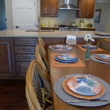 Spacious kitchen with room to entertain.