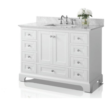Audrey 48" Bath Vanity Set, White
