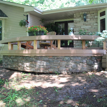 Custom decks by Hickory Dickory Decks using Veka decking.