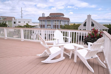 Beach style deck photo in Other