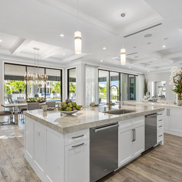 Boca Raton Waterfront Home | 6 Bed/7.2 Bath/12,000 Sq Ft by Interiors by Brown