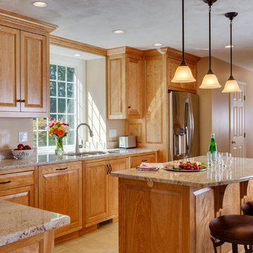 Red Birch kitchen