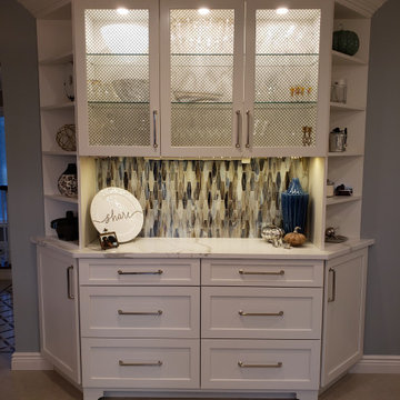 White Shaker Kitchen - Closter, NJ