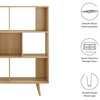 Transmit 7 Shelf Wood Grain Bookcase - Oak