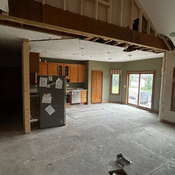 Open-Concept Kitchen & Living Room Remodel — Pittsboro, IN