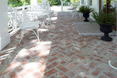 This is an example of a traditional porch design in Birmingham.