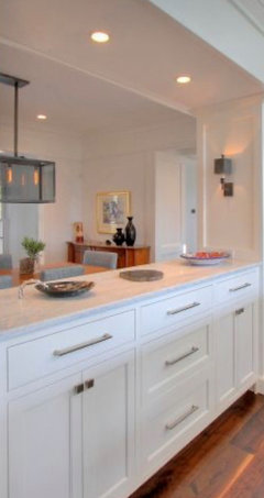 Remove wall between kitchen and dining?