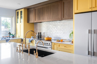 Inspiration for a transitional kitchen remodel in Vancouver