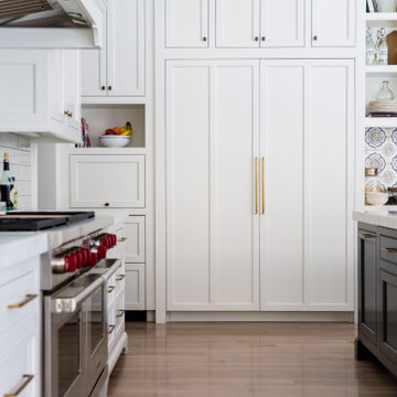 White Dove Paneled Fridge