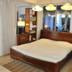 Milos Teakwood Bed - Beds
