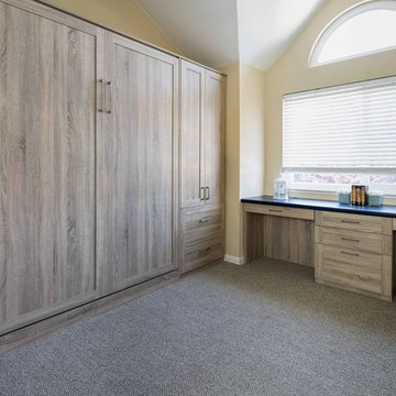 Wall Bed and Guest Room with Loft Storage