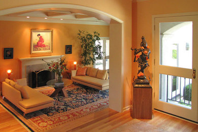 Inspiration for an eclectic living room remodel in San Francisco