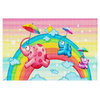 Rainbow Elephants Area Rug, 72.5"x52.5"