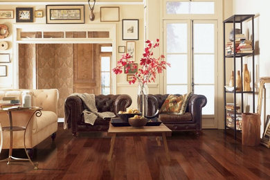 Inspiration for a contemporary family room remodel in Minneapolis