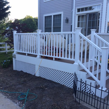 Upgrade deck railings to vinyl