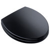 Toto SoftClose, Slow Close Round Toilet Seat and Lid, Ebony