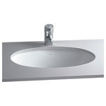 Cheviot - Oval Undermount Sink, White, 20.25" - A classic design. Undermount sinks are practical and easy to keep clean.