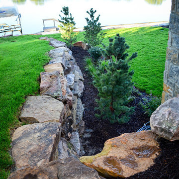 Natural Stone Wall and Retaining Wall