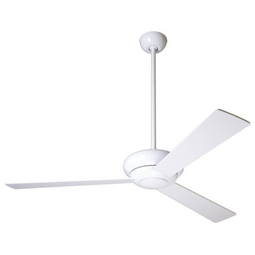 Modern Fan Company Altus Gloss White 42" Ceiling Fan + Wall Control