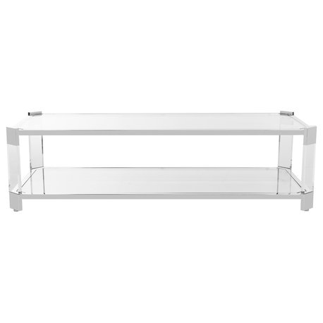 Safavieh Couture Gianna Glass Coffee Table