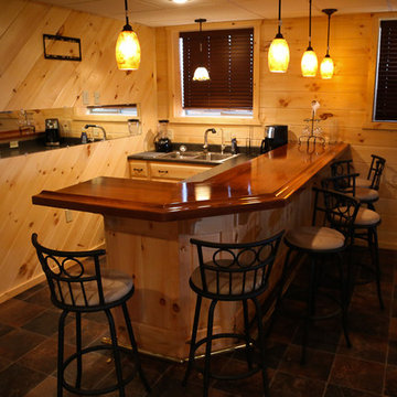 7 Beautiful Cabin Kitchens + Bonus Bar