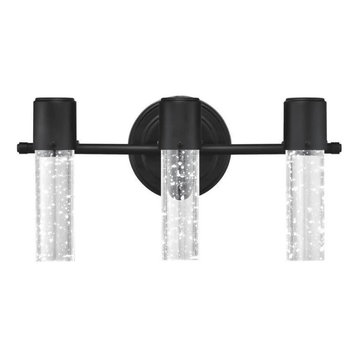Westinghouse 6311900 Cava 3 Light 8" Tall LED Wall Sconce - Matte Black