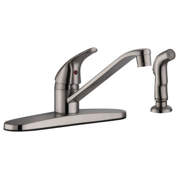 Design House 583997 Middleton 1.8 GPM Standard Kitchen Faucet - - Satin Nickel