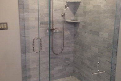 Curbless Natural Stone Shower