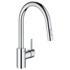 Grohe 31 349 E Concetto 1.5 GPM 1 Hole Pull Down Kitchen Faucet - Starlight