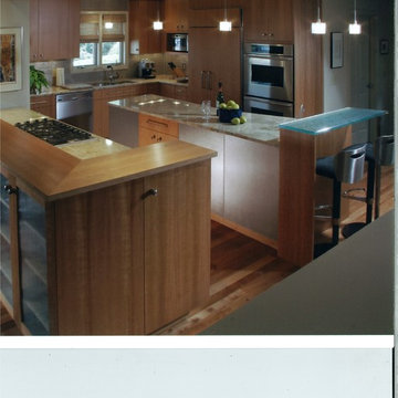 Contemporary Kitchen on the Harbor