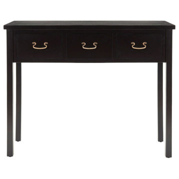 Lou Console With Storage Drawers Black