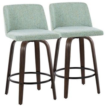 Toriano 26" Fixed Height Counter Stool, Set of 2