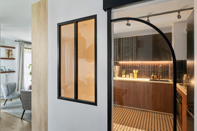 Idée de décoration pour un salon minimaliste.